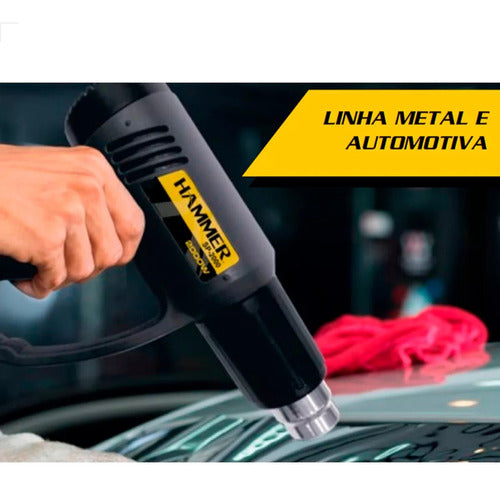 Soprador Térmico 1700w Com 4 Bocais Tipo Pistola 110v