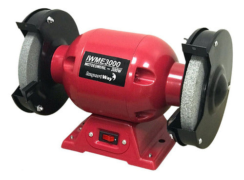 Moto Esmeril De Bancada 6 Pol Lixadeira 300w Profissional