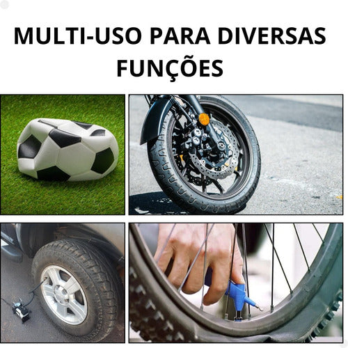 Mini Compressor Ar Portátil P Carro Moto Caminhão E Inflavel