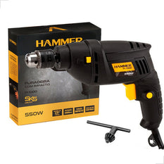 Furadeira De Impacto 3/8 550w 110v P/ Metal Concreto Madeira