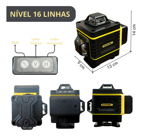 NIVEL A LASER COM 16 LINHAS