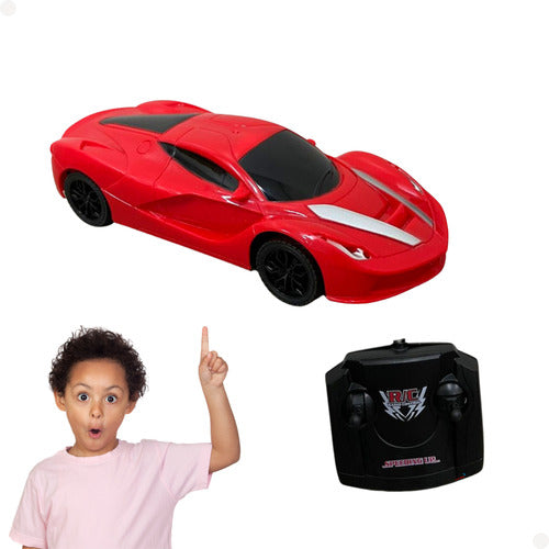 CARRINHO CONTROLE REMOTO 4FUNÇÕES VERMELHO